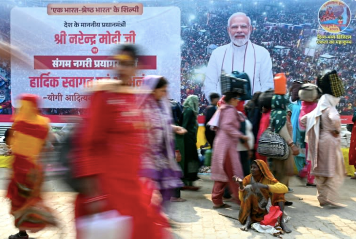India's Modi uses mega Hindu festival to burnish credentials