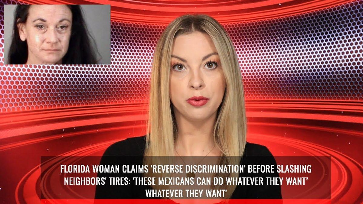 'These Mexicans can do whatever they want': Florida woman claims 'reverse discrimination' before slashing neighbors' tires