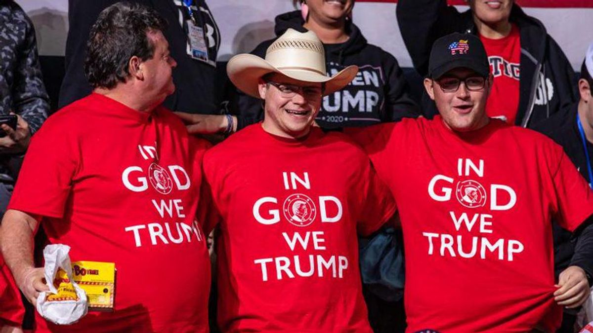 A shocking number of Americans believe God personally anointed Trump to rule the country