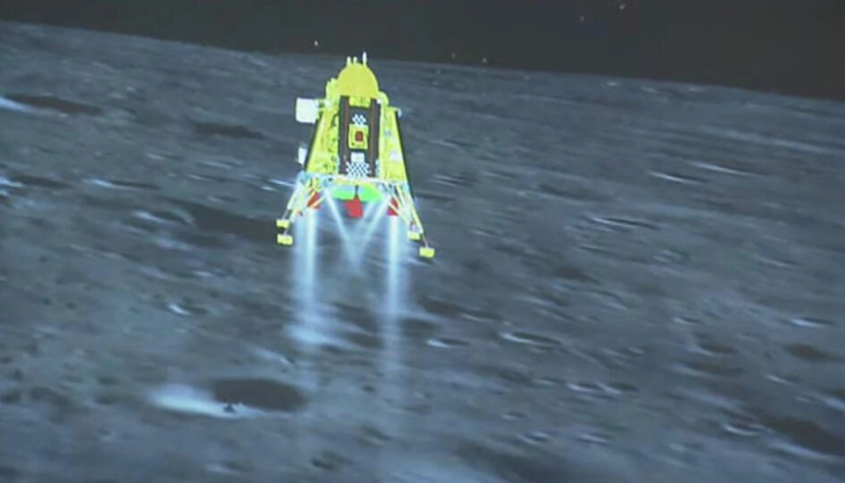 India becomes first nation to land spacecraft near Moon's south pole