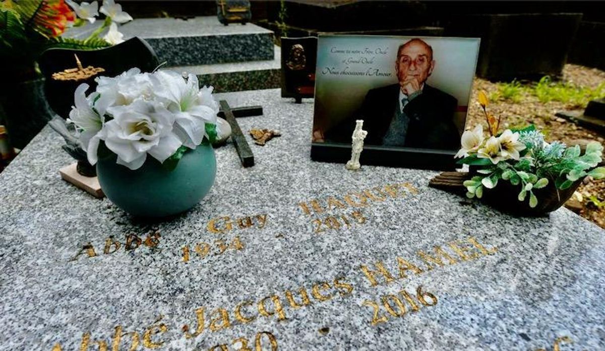 Four go on trial in Paris over jihadist murder of French priest