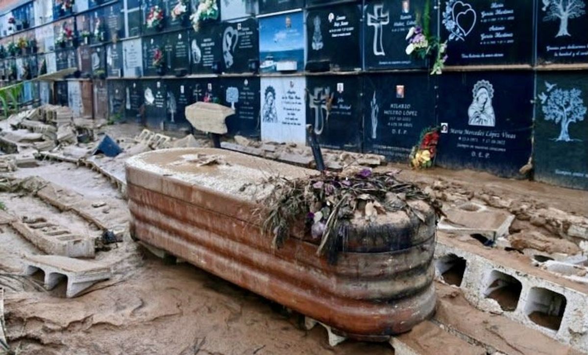 Submerged cemeteries pile pain on Spain flood survivors
