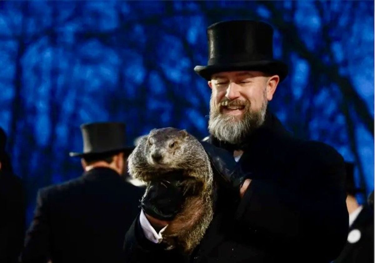 Good news? Groundhog predicts early spring