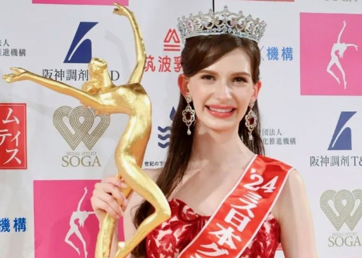 Ukraine-born Miss Japan gives up crown amid affair scandal