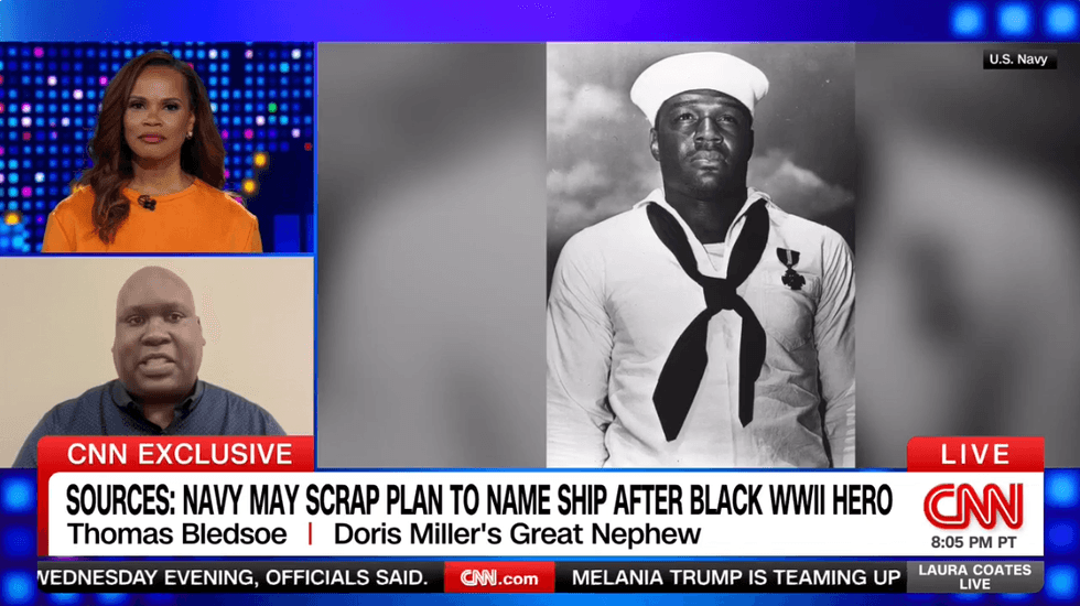 Black war hero's family decries Trump's 'shock' move they weren't told about