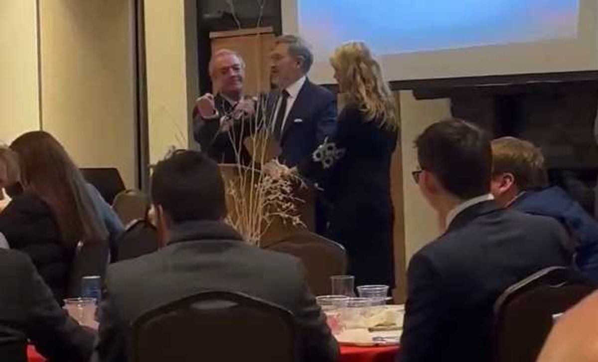 Video shows Kentucky Republican 'snatching' mic out of fellow GOP lawmaker's hand at event