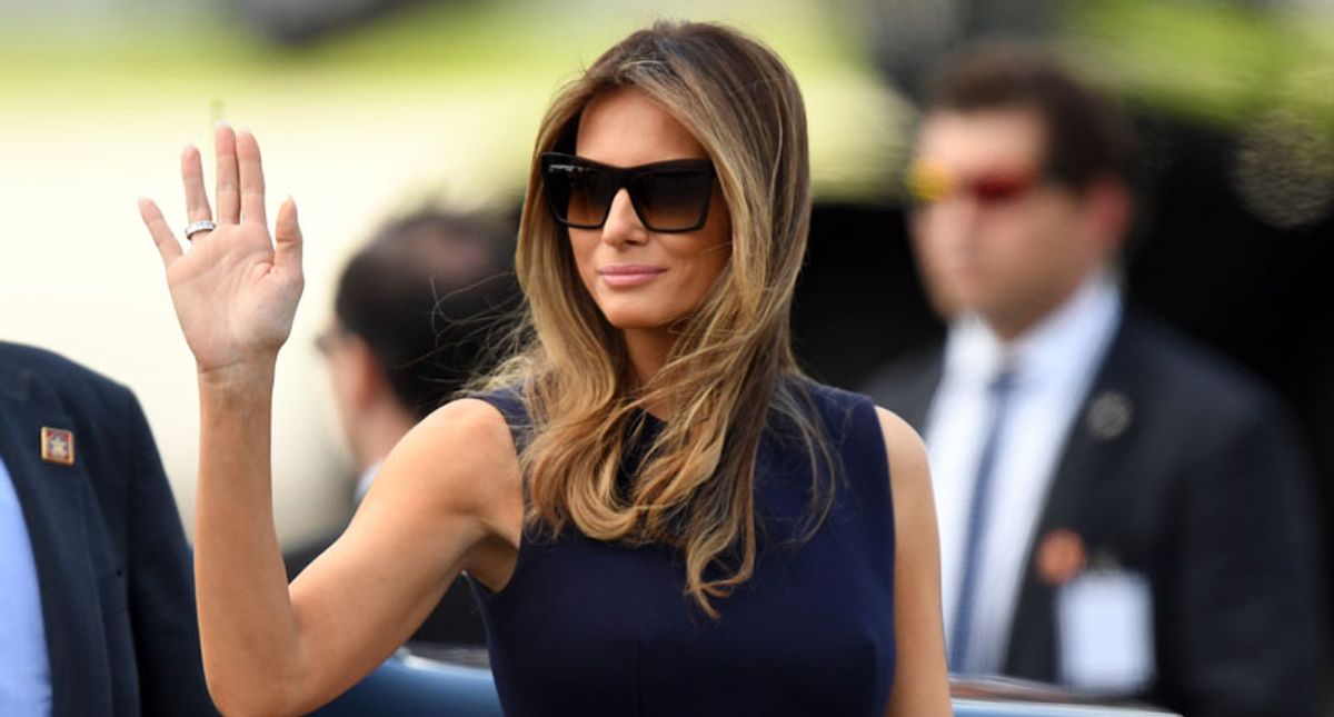 Melania Trump isn't going to New York for husband's first court appearance