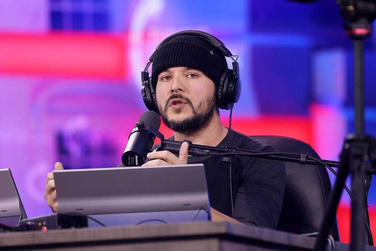 Right-winger walks off live debate over accusation he's grifting off 'civil war' panic