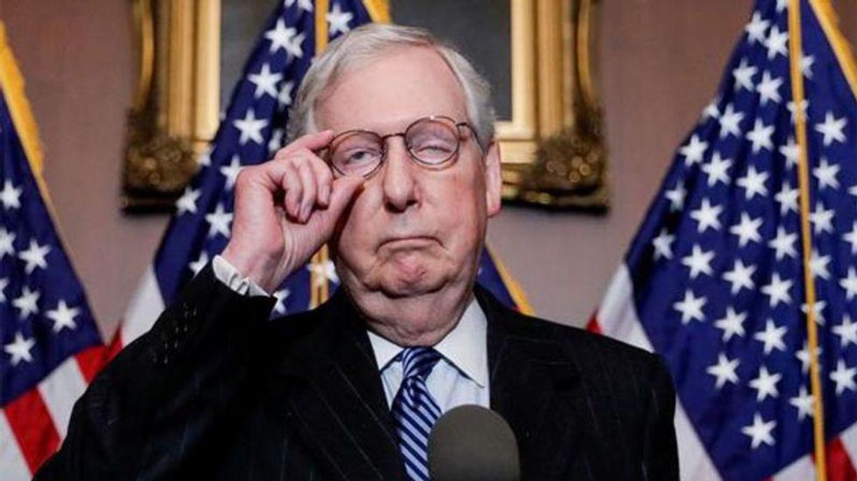 Mitch McConnell announces plan to obstruct 'slanted and unbalanced' Jan. 6 commission