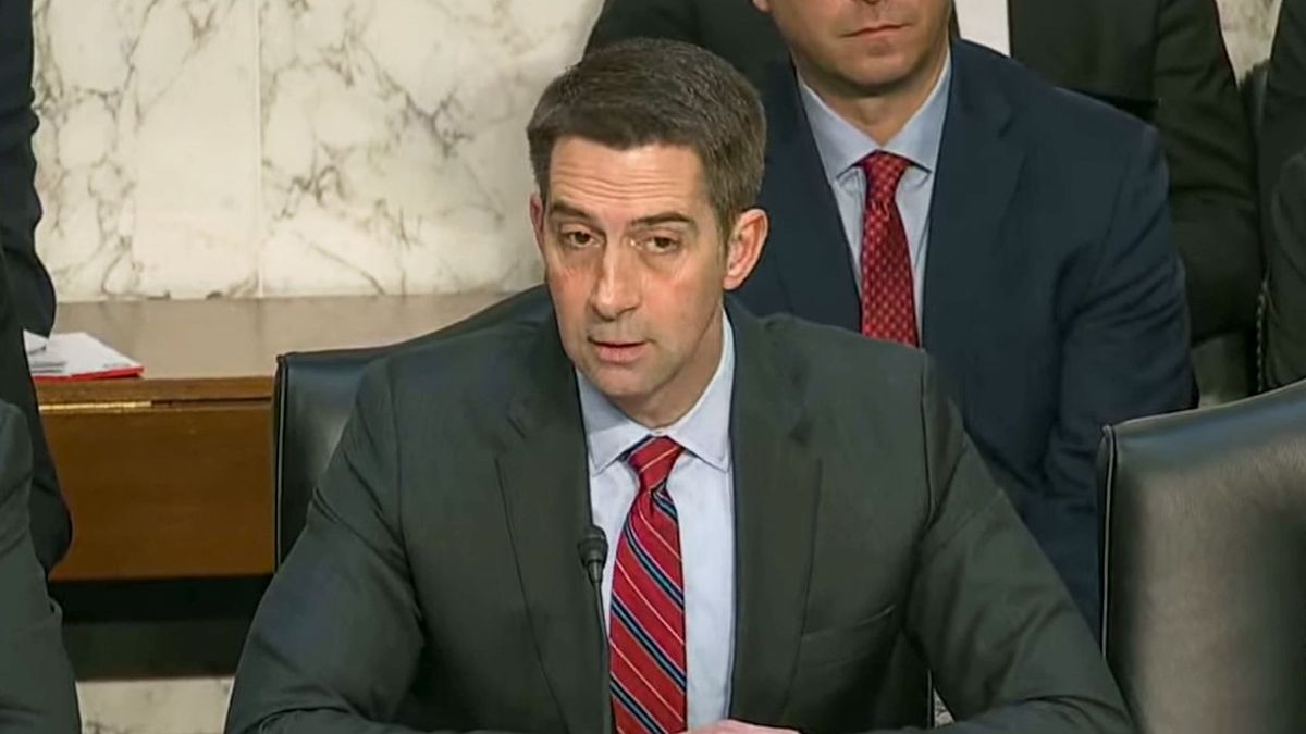 Tom Cotton kicks off intel hearing by praising Hegseth and Waltz despite war plans fallout