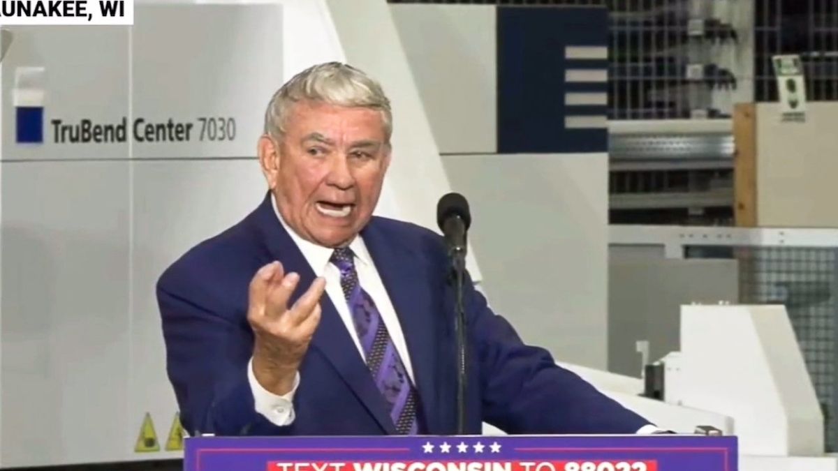 'Get the hell off the stage': MAGA rally speaker claims Trump booted him mid-speech