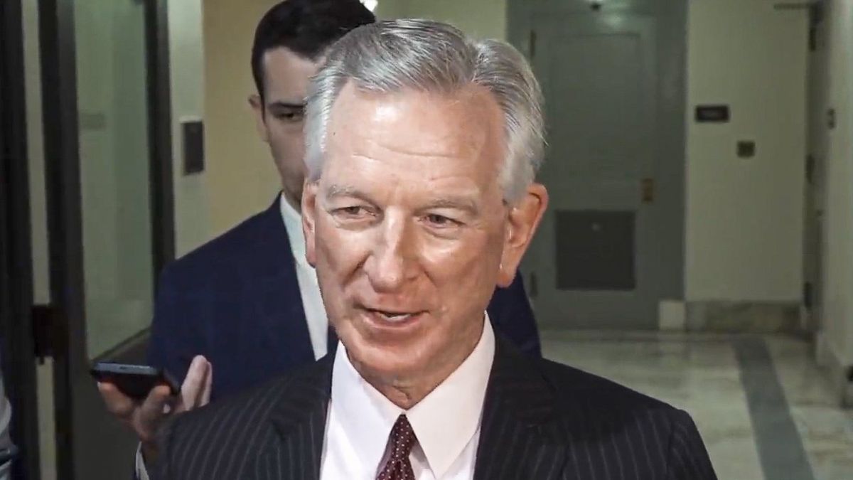 Tommy Tuberville says his holds on military promotions may have contributed to McConnell freezing