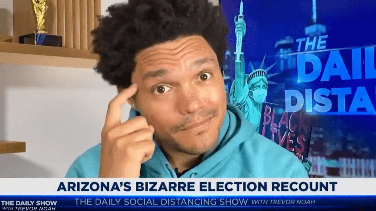 WATCH: Arizona audit hilariously ridiculed by The Daily Show