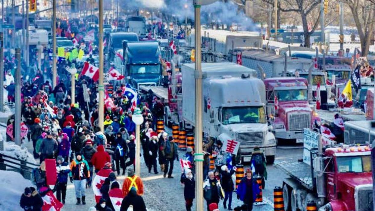 Court gives 'Freedom Convoy' truckers until 7 to vacate Ambassador Bridge -- or risk possible arrest