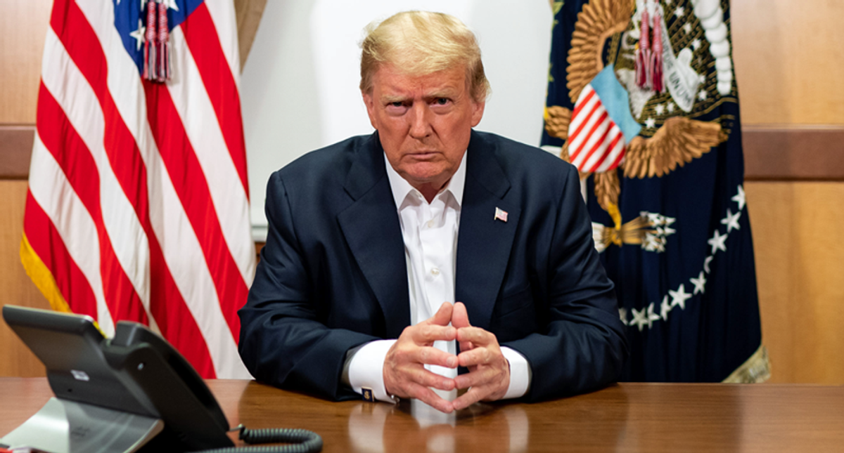 Trump is delivering commentary on a heavyweight boxing match on 9/11