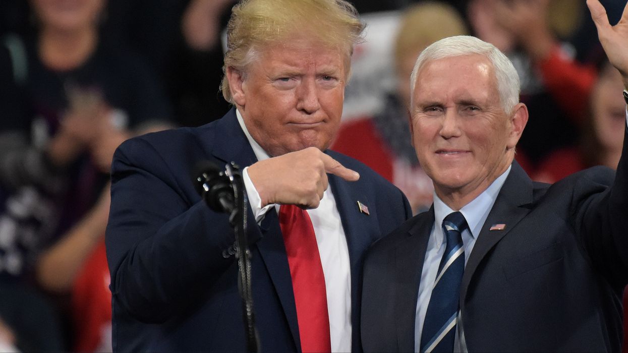 Lincoln Project mocks Trump as Mike Pence runs away from him