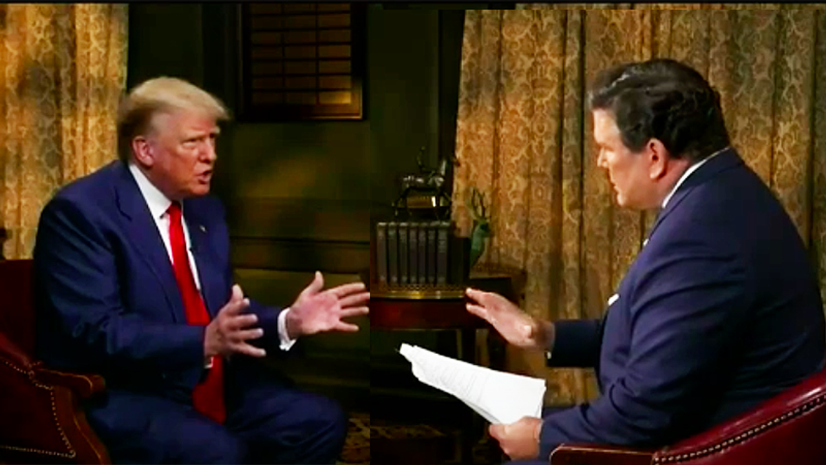 Trump insists he won in 2020 when pressed by Bret Baier about how he'll get women back in 2024