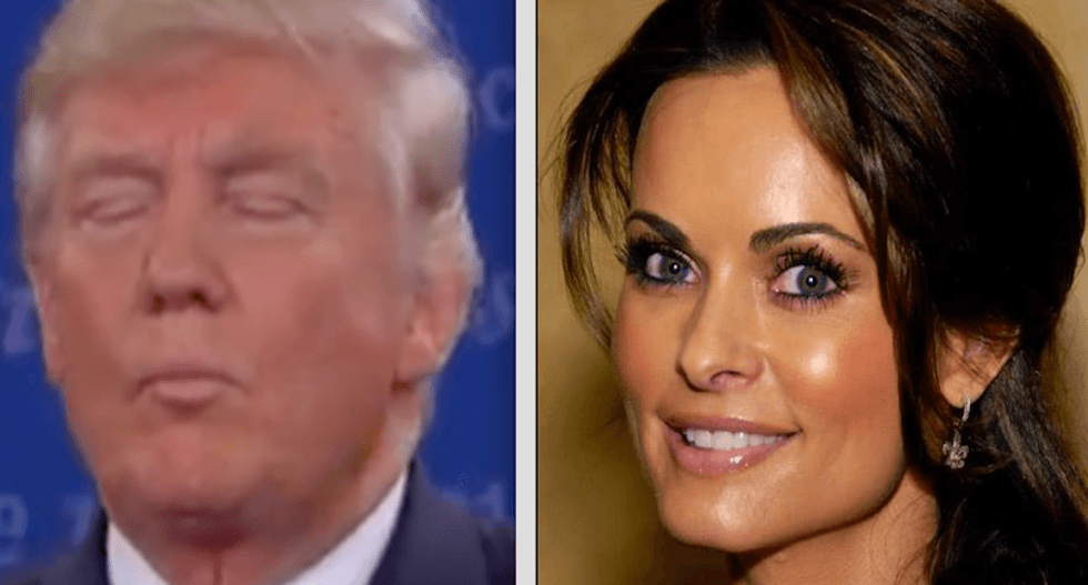 Former Playmate admits to affair with Donald Trump but the National Enquirer never published the story