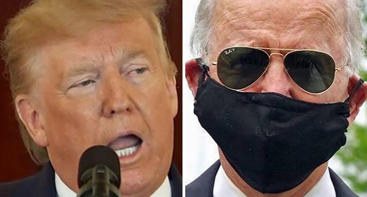 Trump blames Biden for Republicans not trusting the vaccine during Fox News interview