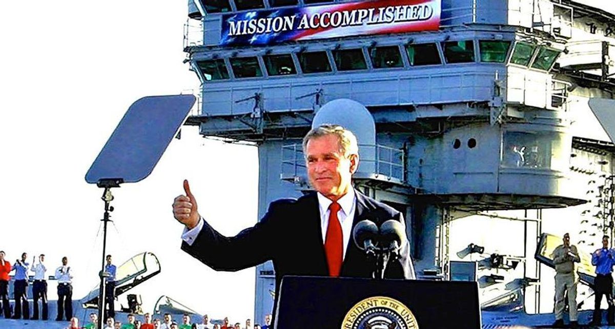 While Osama bin Laden was escaping Afghanistan — Rumsfeld was in a meeting planning the Iraq war: book
