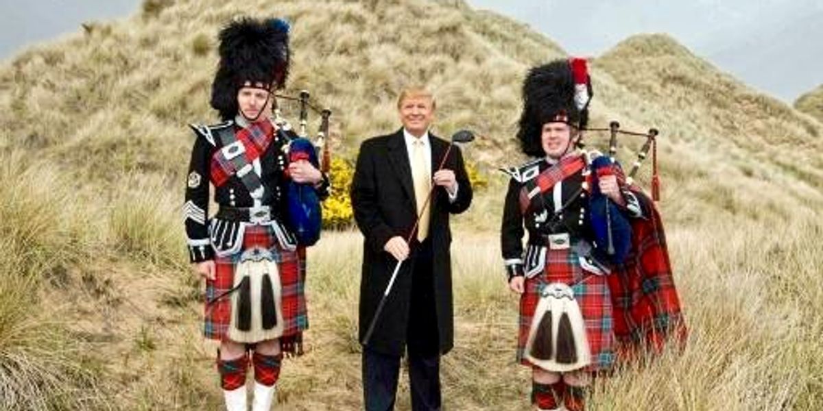 Scottish paper bashes Trump's trip and tells those embracing him they ...