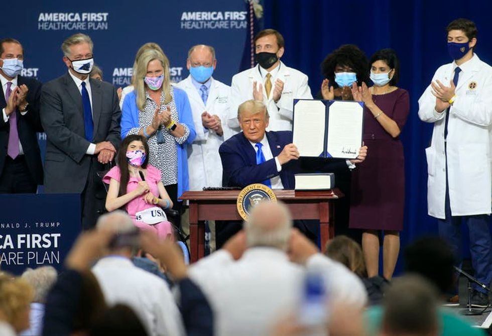Trump health care executive order event