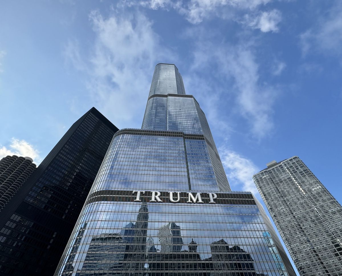 Trump International Hotel and Tower in downtown Chicago on Aug. 17, 2024.