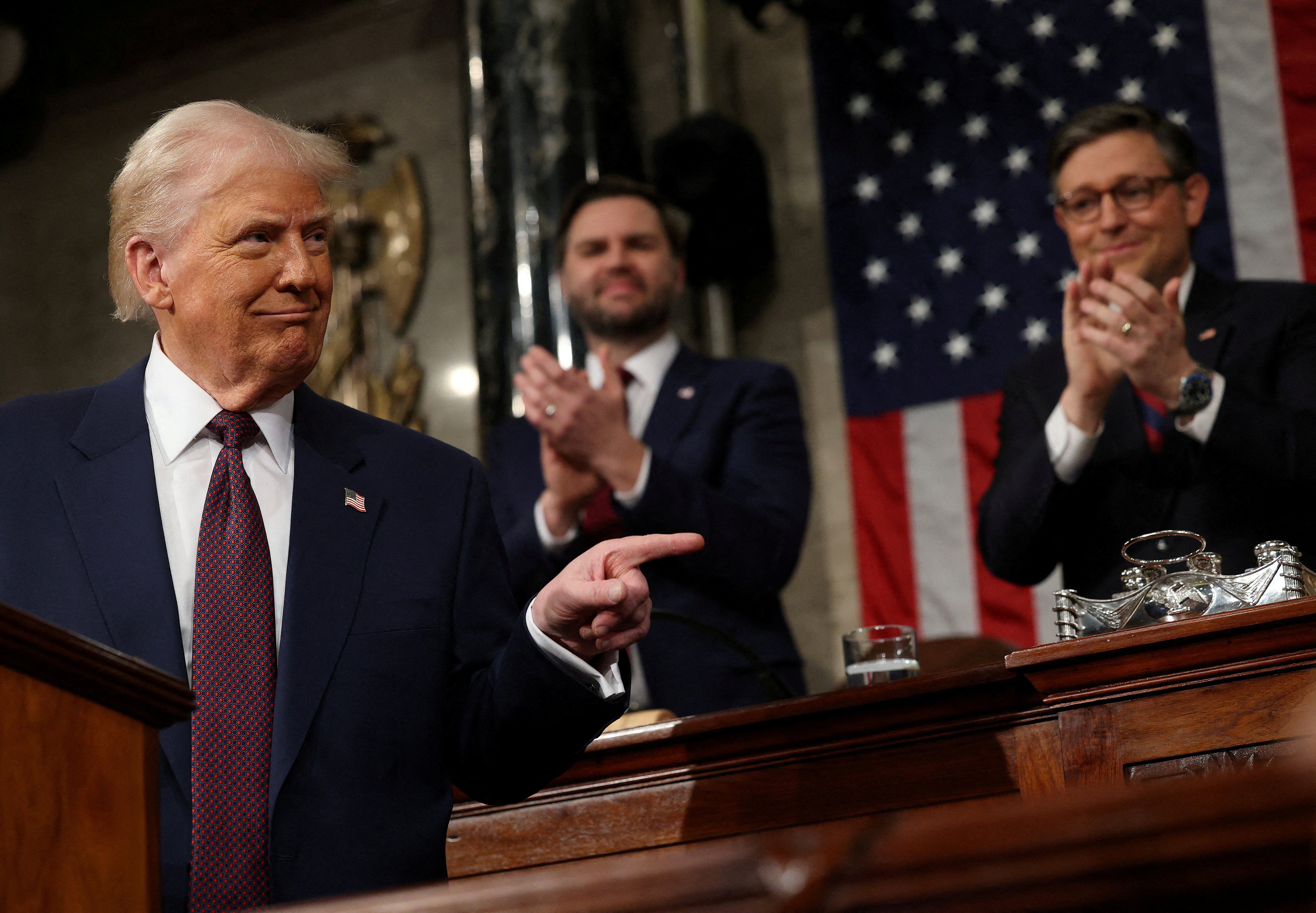 Trump addresses Congress