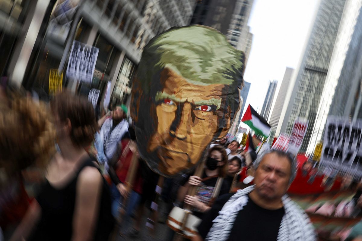 Trump protest