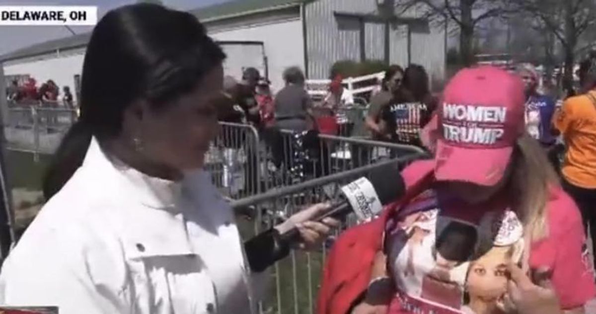 'God speaks to us': Trump rallygoer explains that Princess Diana is still alive