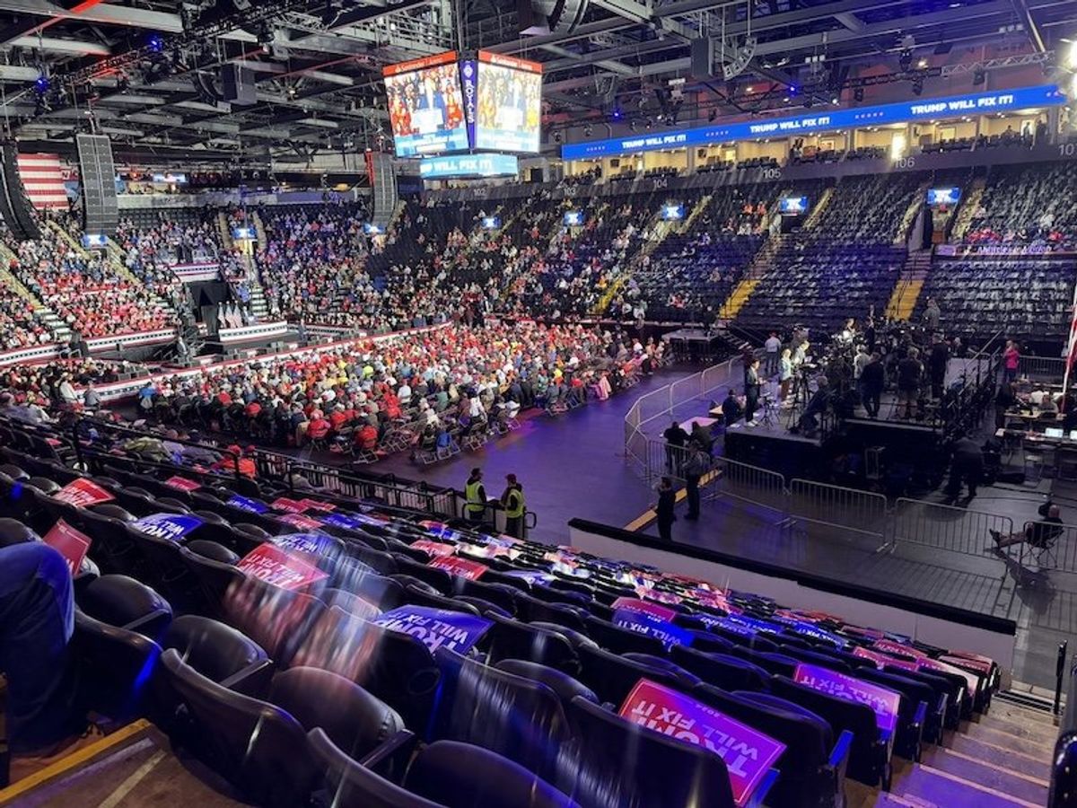 'A lot of empty seats’: What reporters are seeing and saying about Trump’s final rallies