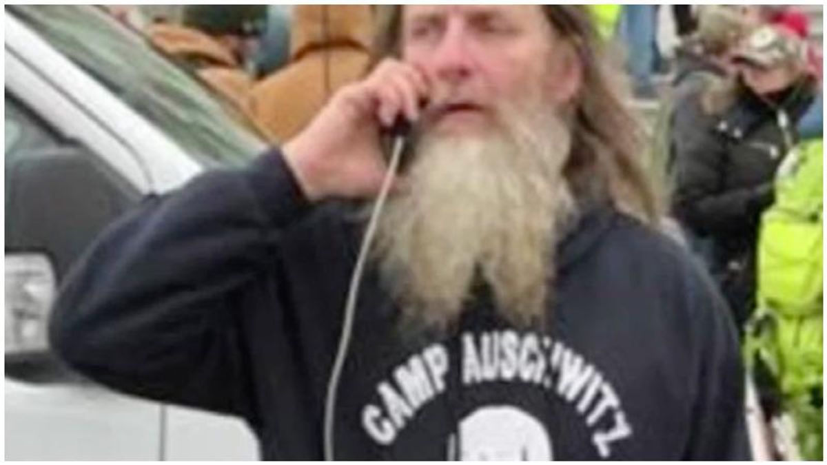 Hitler-loving MAGA rioter who wore 'Camp Auschwitz' hoodie pleads guilty -- but to a mere misdemeanor