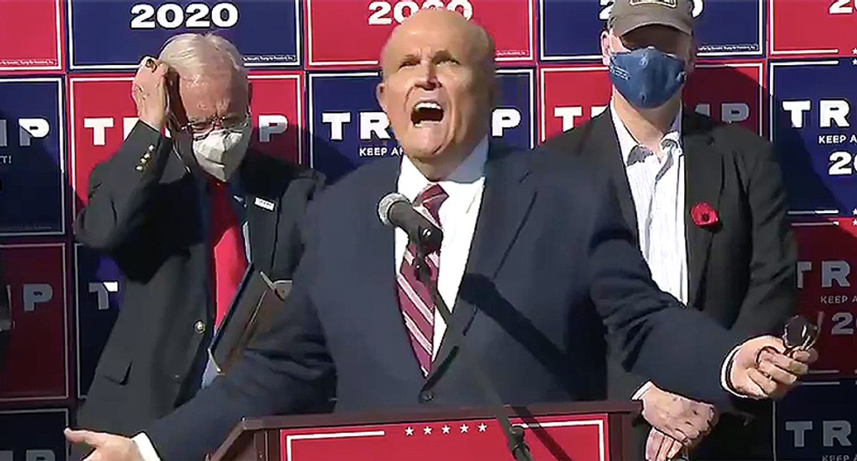 REVEALED: Trump hired another Four Seasons landscaping biz before Giuliani’s infamous press conference