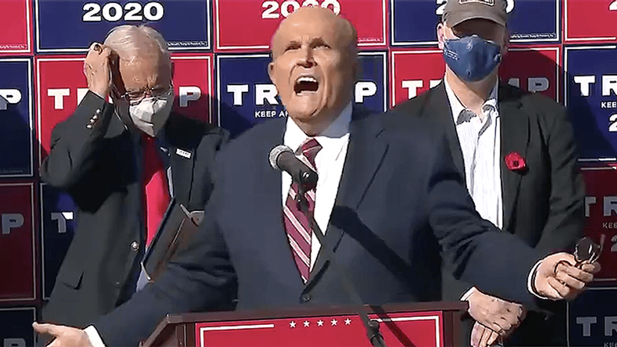 REVEALED: Trump hired another Four Seasons landscaping biz before Giuliani’s infamous press conference