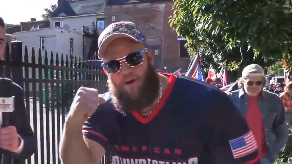 'This is a man's country': Trump supporter warns Kamala Harris is 'gonna meet her maker'