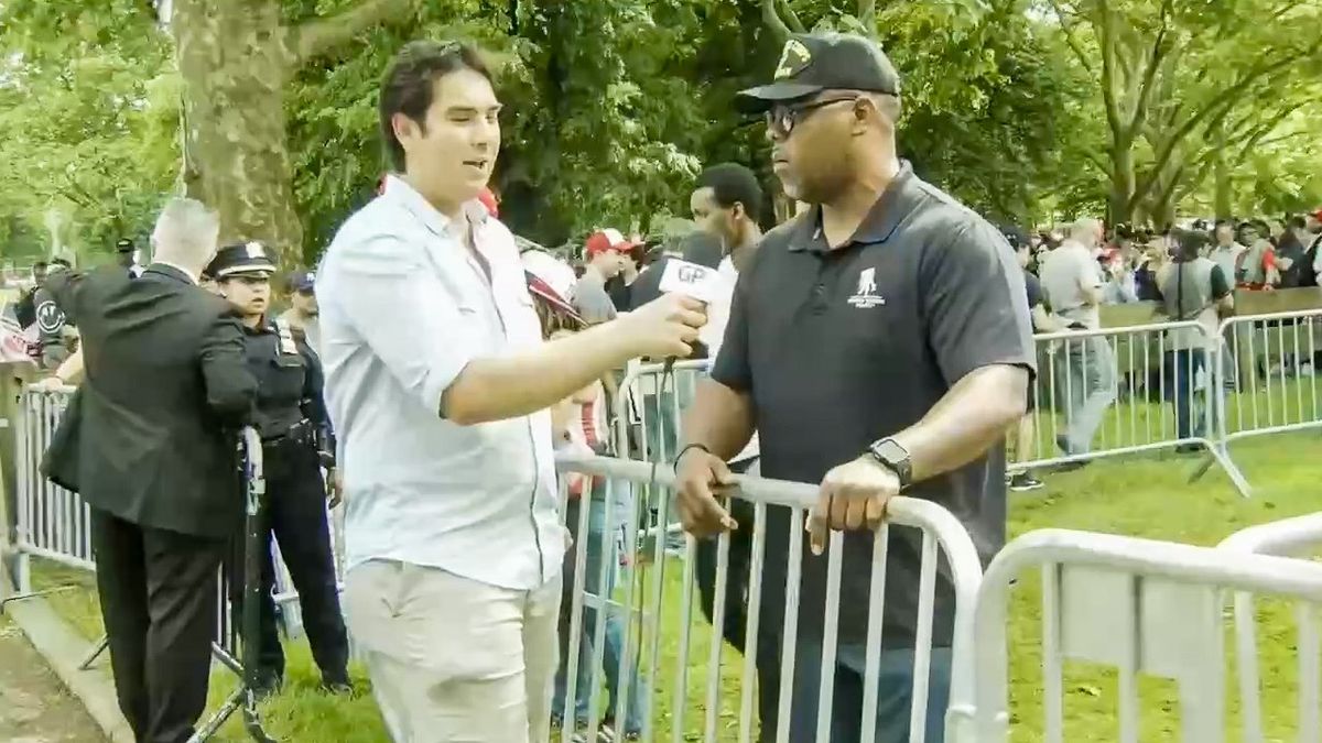 'We're going to stand firm': Trump rallygoer threatens 'civil war' if Biden wins