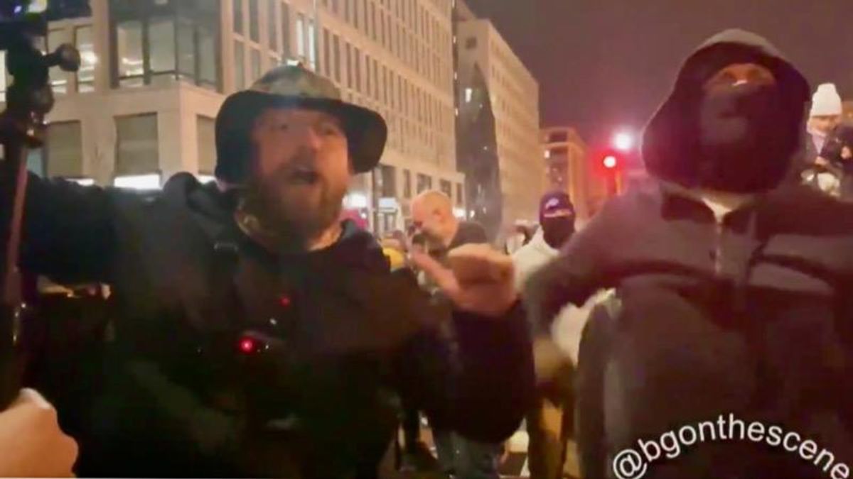 ‘We ain’t got your back no more!’: Pro-Trump protesters assault and threaten DC police on eve of ‘Save America’ rally