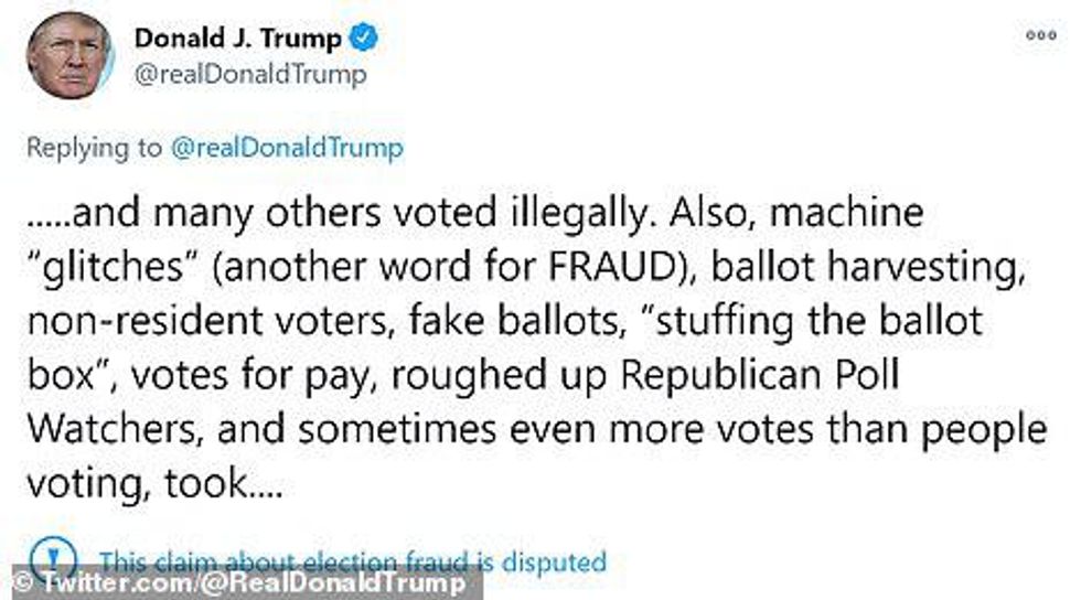 trump tweet on voting