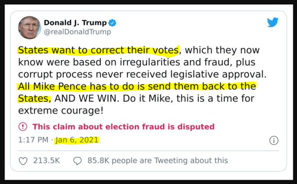 trump tweet on voting
