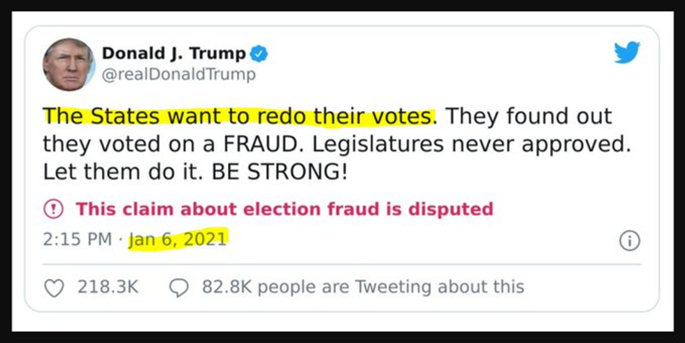 trump tweet on voting