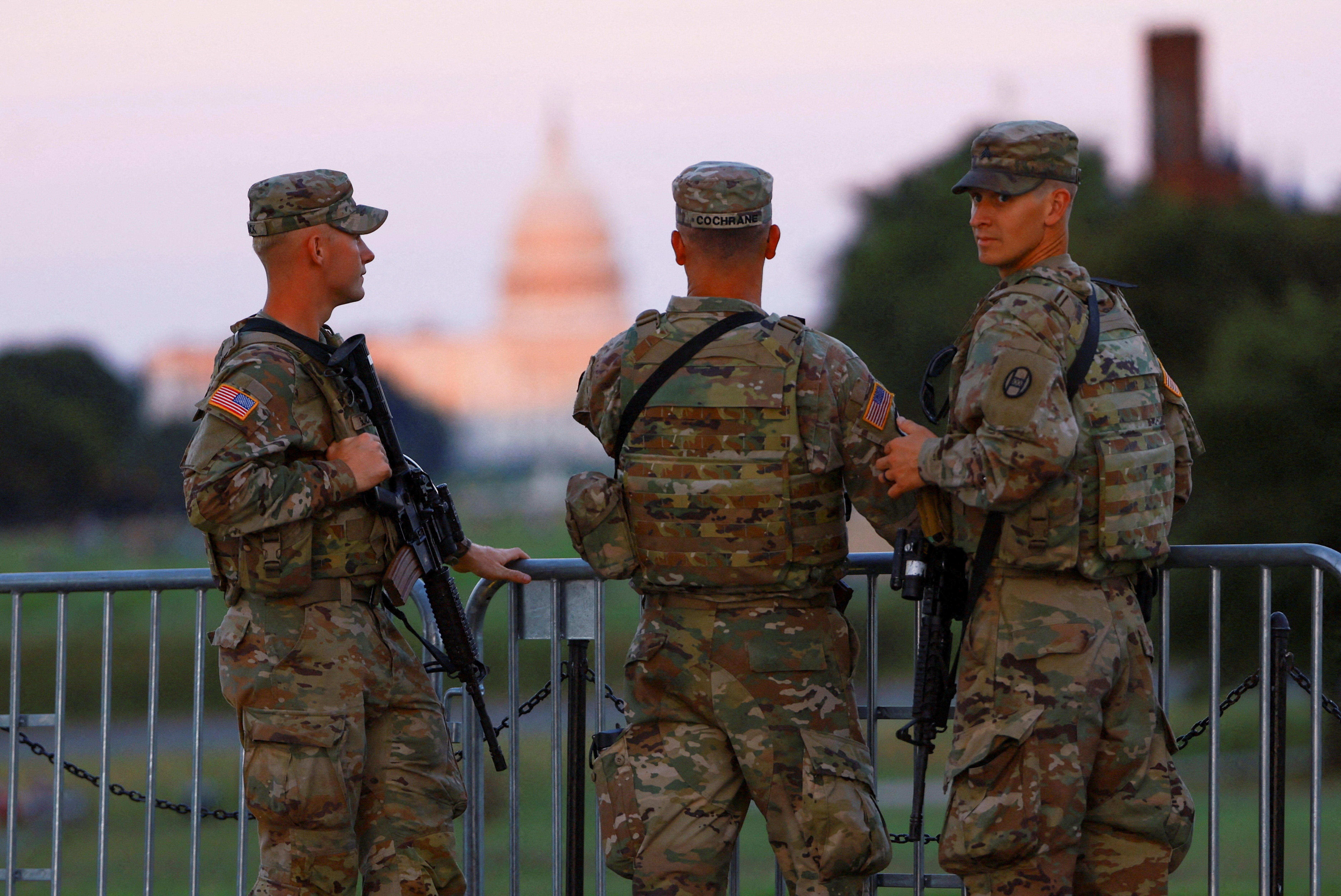 National Guard troops in DC