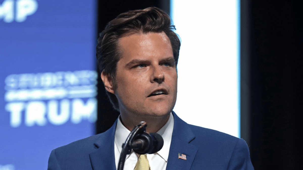 After harsh news in Matt Gaetz investigation critics say he'll 'go to prison long before Hillary ever will'