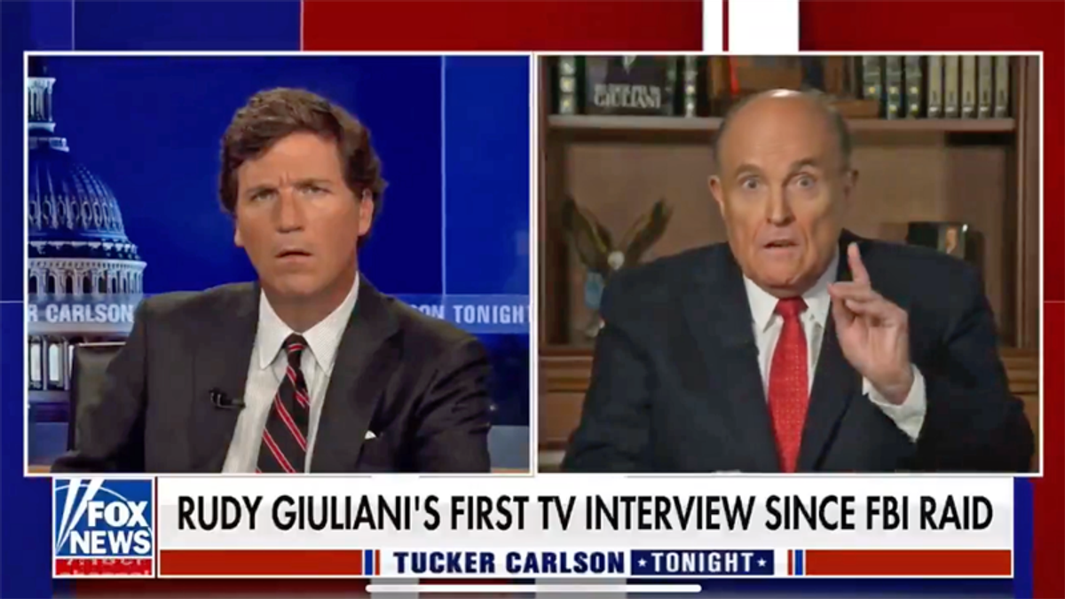 WATCH: Giuliani was spinning so hard on Fox News he forgot who was interviewing him