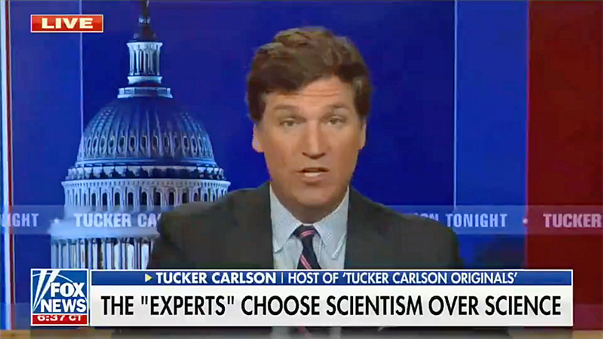 Tucker Carlson: Backlash against unvaccinated Americans is the same thing as racist lynch mobs