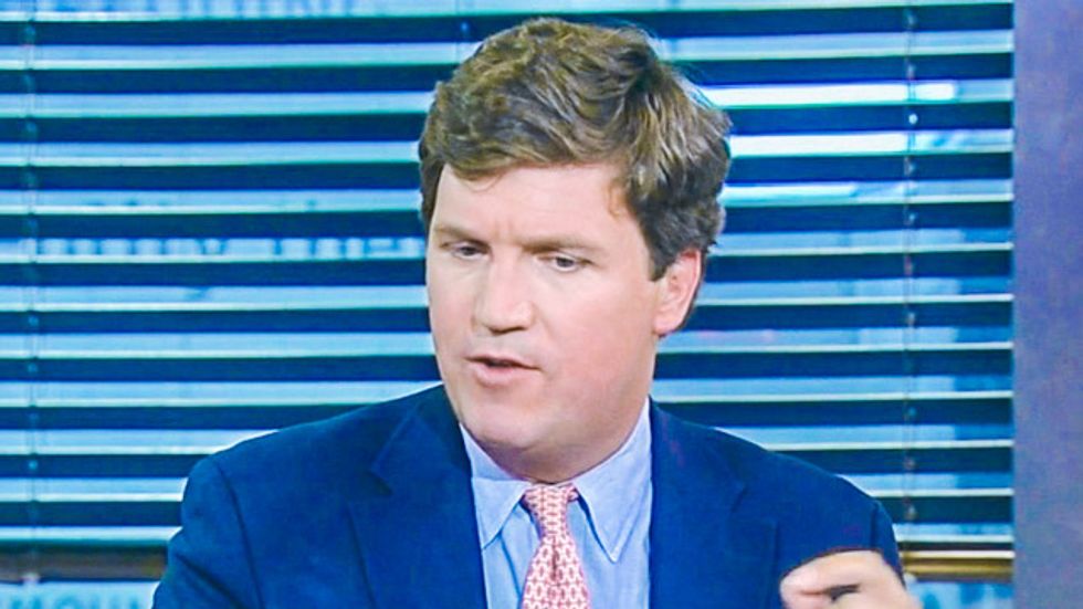Behind-the-scenes video shows Tucker Carlson making sexually suggestive remarks to Fox News colleague: report
