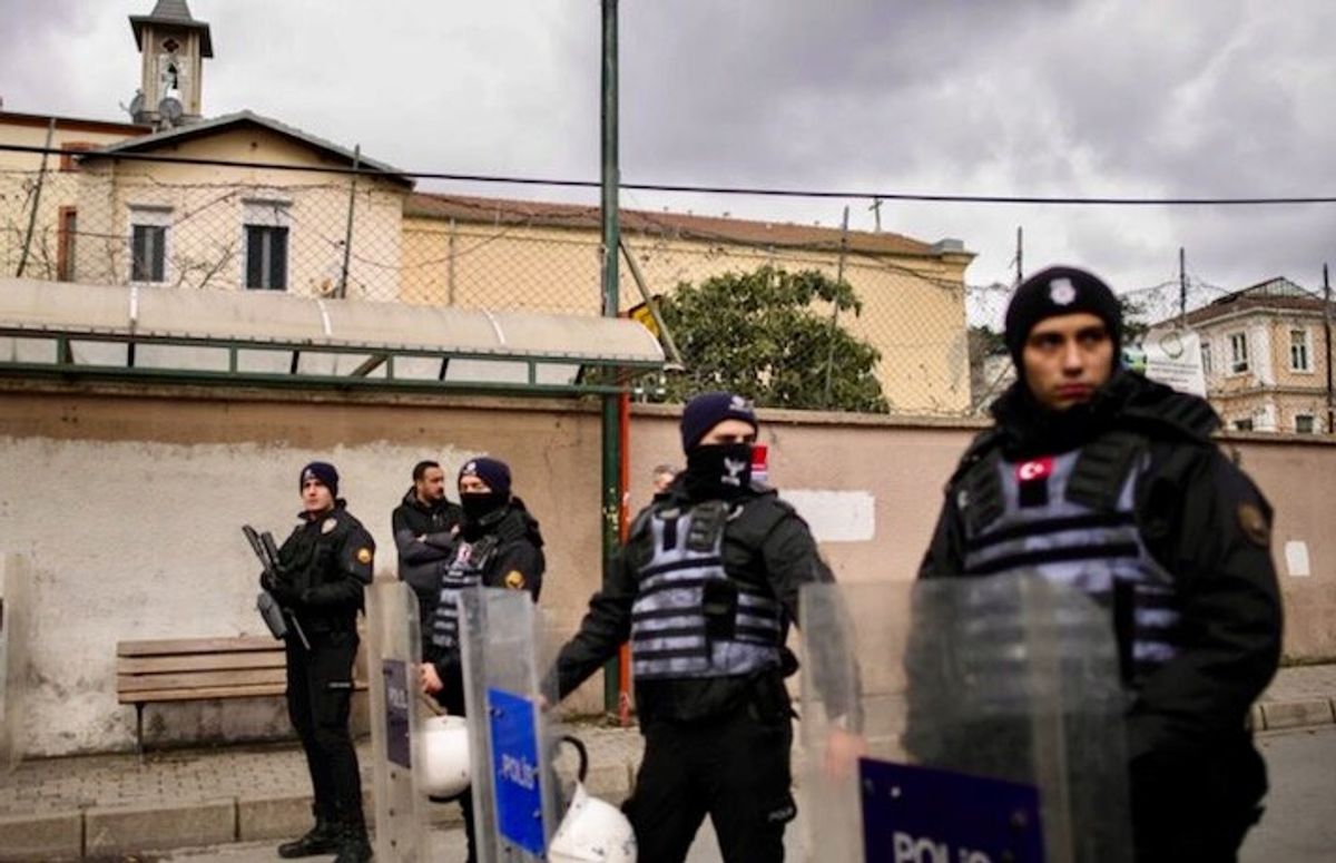 Masked assailants launch deadly attack on Italian church in Istanbul