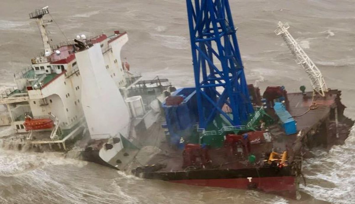 12 bodies found after South China Sea typhoon shipwreck