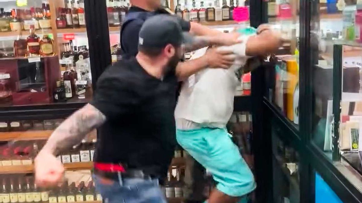 'Extremely disturbing': Outrage as white narcotics officers beat Black man in liquor store