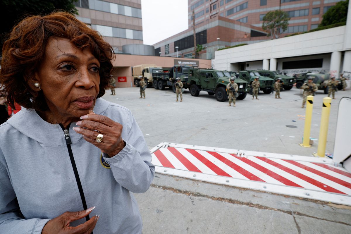 'Better shoot straight!' House Dem grilled after 'yelling' at troops in LA