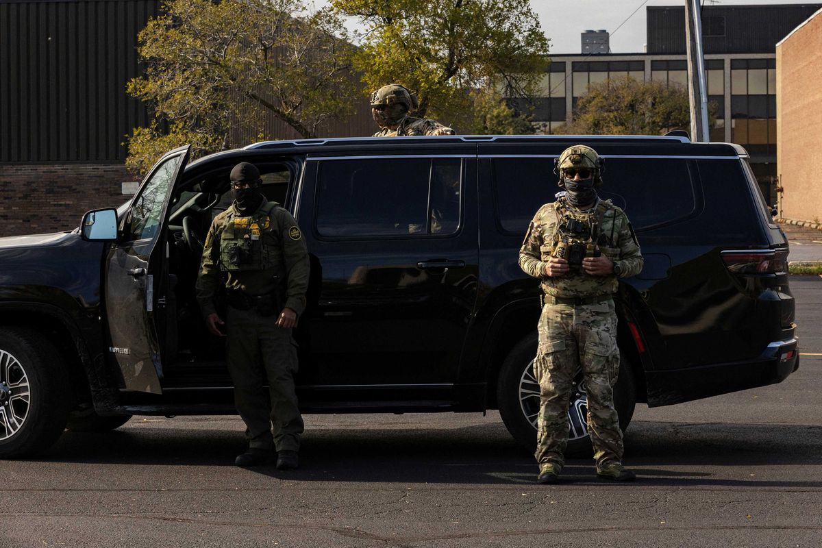 'Get the hell out!' City sends Trump agents a stern message as 'chaos' erupts